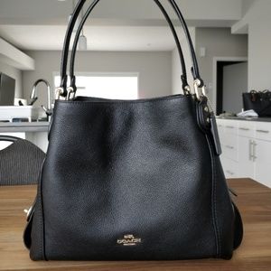 Coach Edie 31 Black Handbag